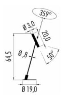 Preview: POP PINOCCHIO P50 Tischleuchte schwarz